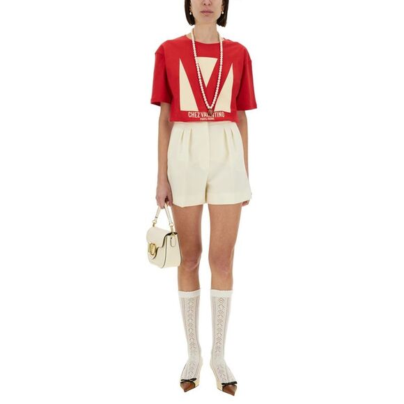 Valentino Women "Chez Valentino" Print T-Shirt - Picture 2 of 4